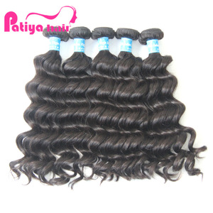 Search Patiya 10 year hair company, 9a grade machine made double weft full ends indian wavy hair extensions