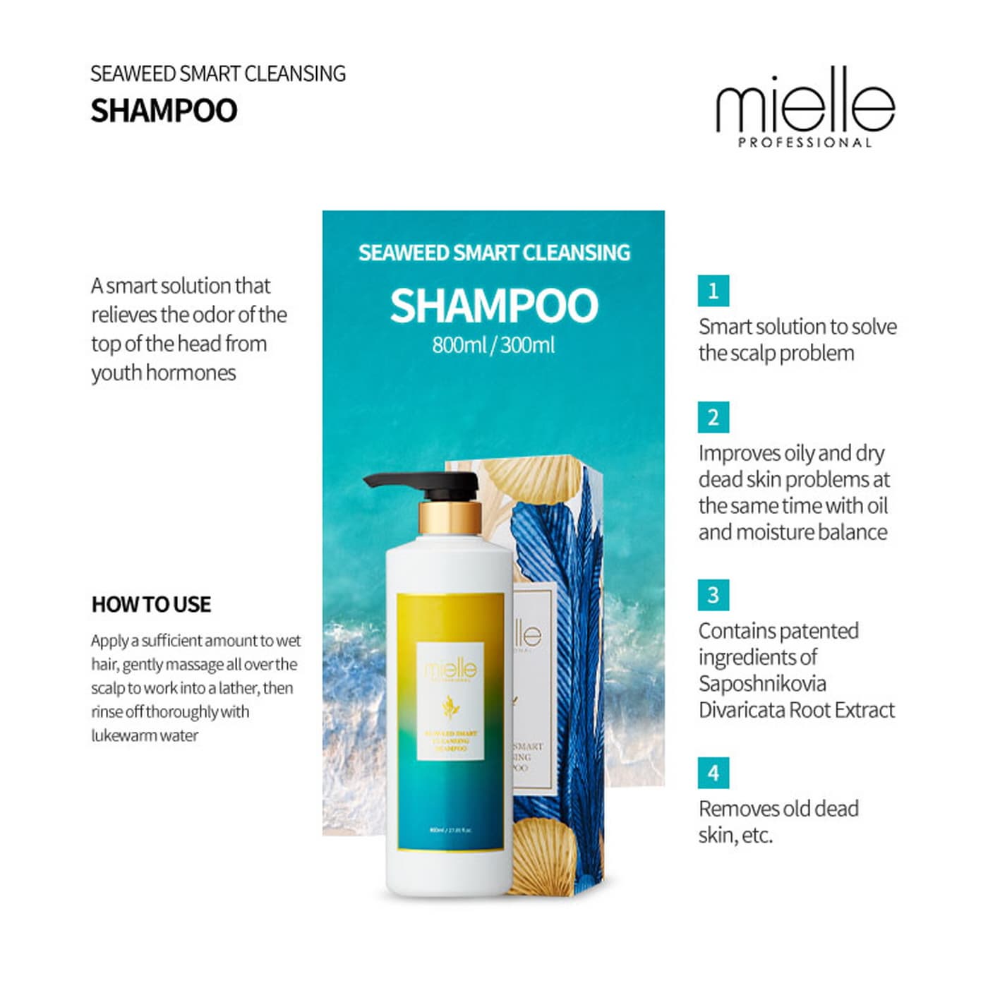 Shampoo for Scalp Trouble Oil and Moisture Balance Shampoo Made in Korea