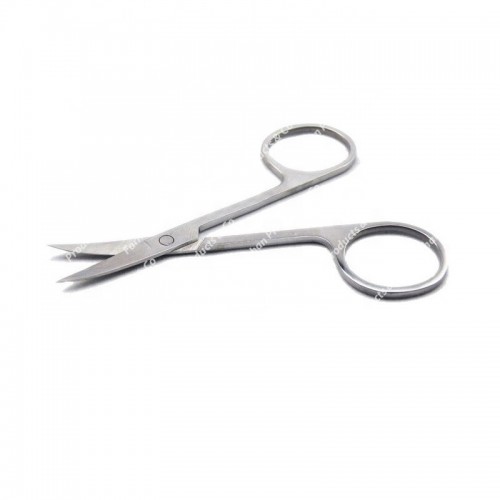 Stainless Steel Curved Dead Skin Remover Pedicure Scissors Nail Cuticle Nipper Nail Tool Eyebrow Small Scissors