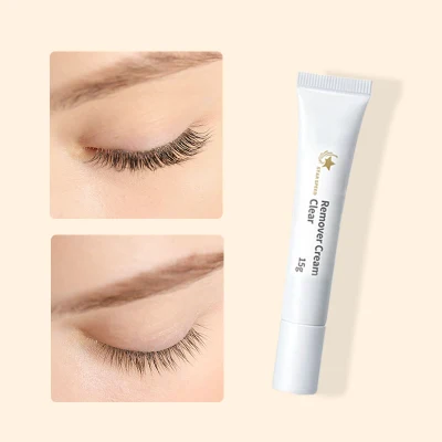 Star Speed Private Logo Fast safety Eye Lash Extensions Glue Cream Remover 15g Clear Lash Remover No Irratation Remove False Lash