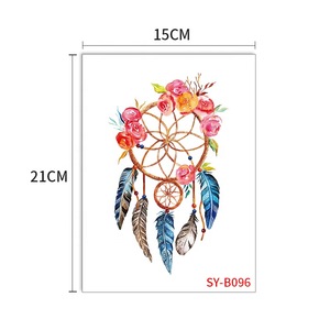 SY-B096 Color Special Body Art Temporary Tattoos Henna Tatoo Sticker