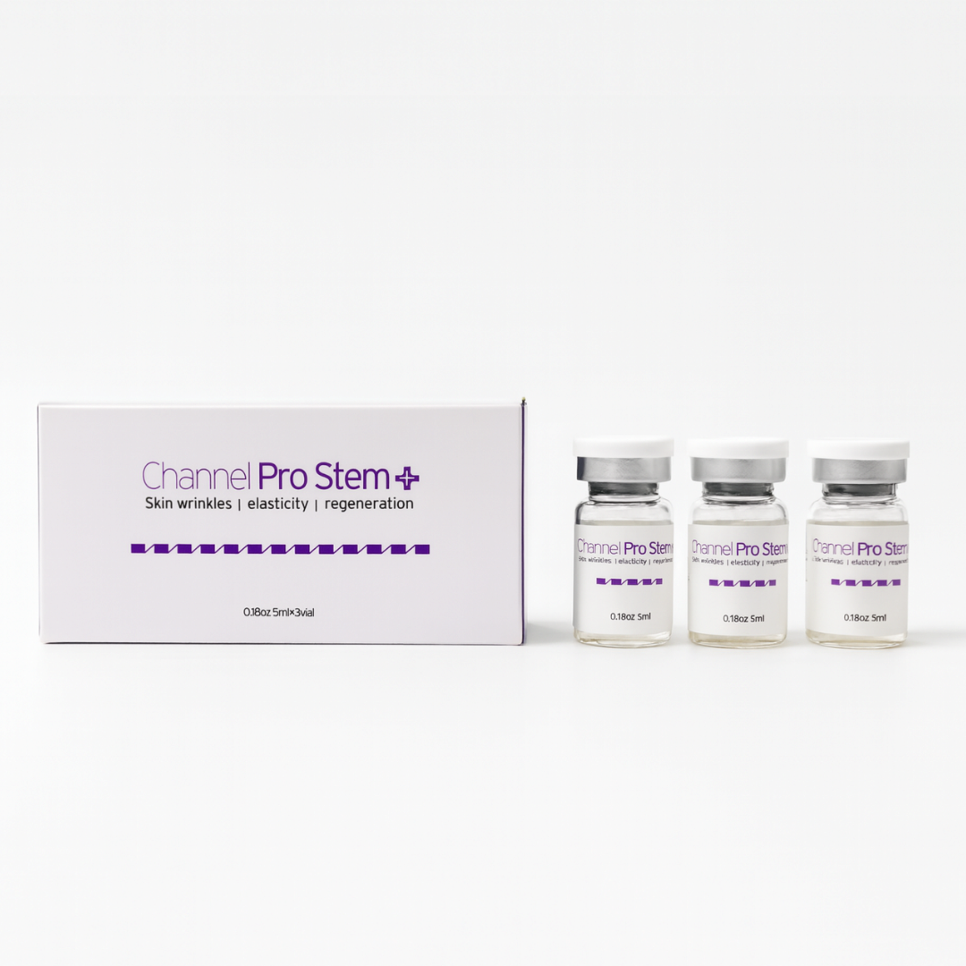 Triple-Exosome serum, ampoule for microneedling/channeling. Channel Pro Stem Plus Exosome, stem cell