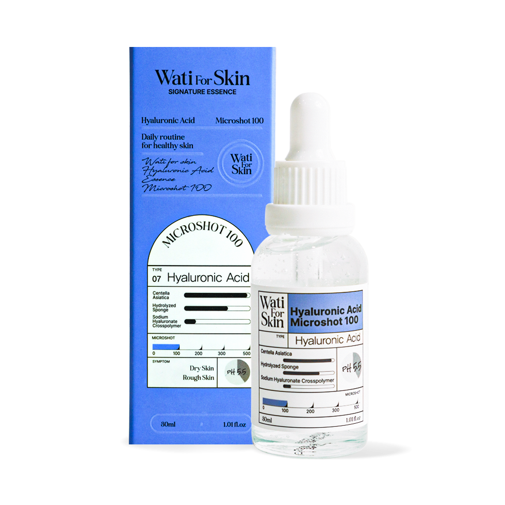 Wati For SkinHyaluronic Acid Essence Microshot 100, 30ml/1.01 fl.oz.