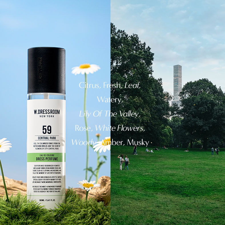 (W.DRESSROOM) NEW Dress Perfume Basic Season 3 No.59 Central Park 160ml