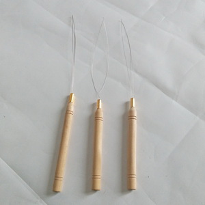 wholesale hair extensions tools pulling wooden needle