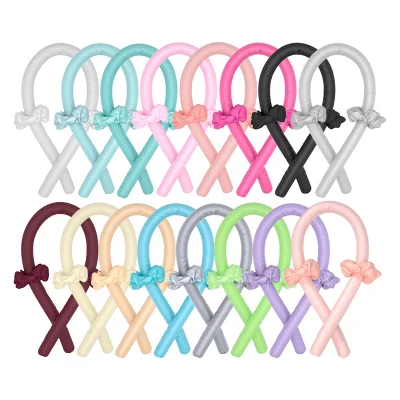 Yaeshii Heatless Curling Headbands Roller Silk Ribbon Silk Curling Make Hair Curler