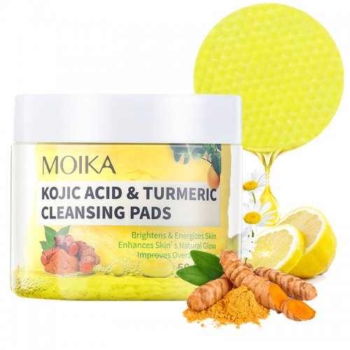 Turmeric Curcumin Facial Pad For Exfoliation Cleansing Cotton Pad