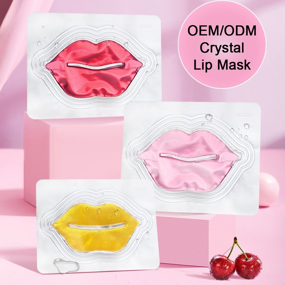 Red yellow pink Crystal Lip Mask