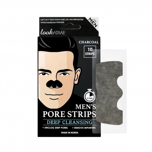 lookATME MEN'S PORE STRIPS CHARCOAL
