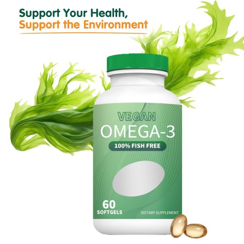 Vegan OMEGA 3 fish oil softgels OEM/ODM contract manufacturer in bulk with private label Shandong Qingbaotang