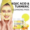 Turmeric Curcumin Facial Pad For Exfoliation Cleansing Cotton Pad