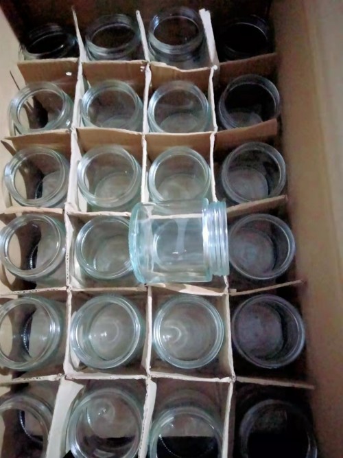 2oz 9oz clear glass jar with Common screw bamboo cap and cap Laser -engraved  logo