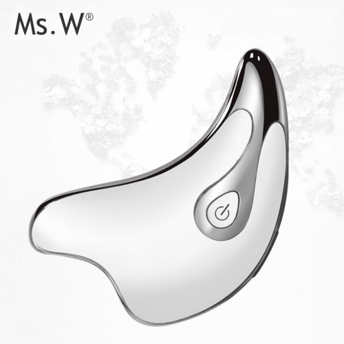 Personal Skin Care Massager Facial Lifting Therapy Device Dolphin Shape 360° Guasha Massage Tool