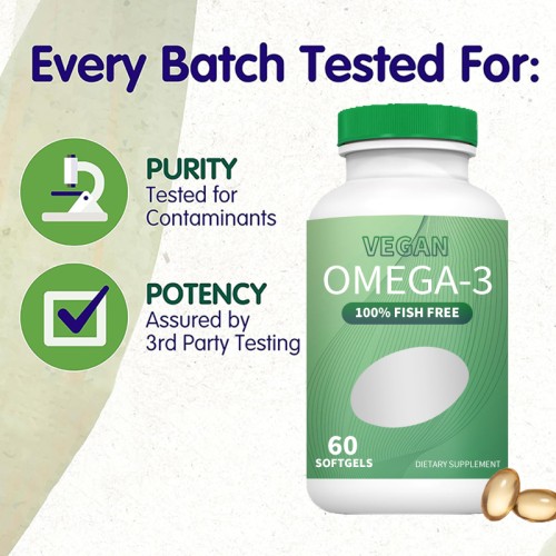 Vegan OMEGA 3 fish oil softgels OEM/ODM contract manufacturer in bulk with private label Shandong Qingbaotang