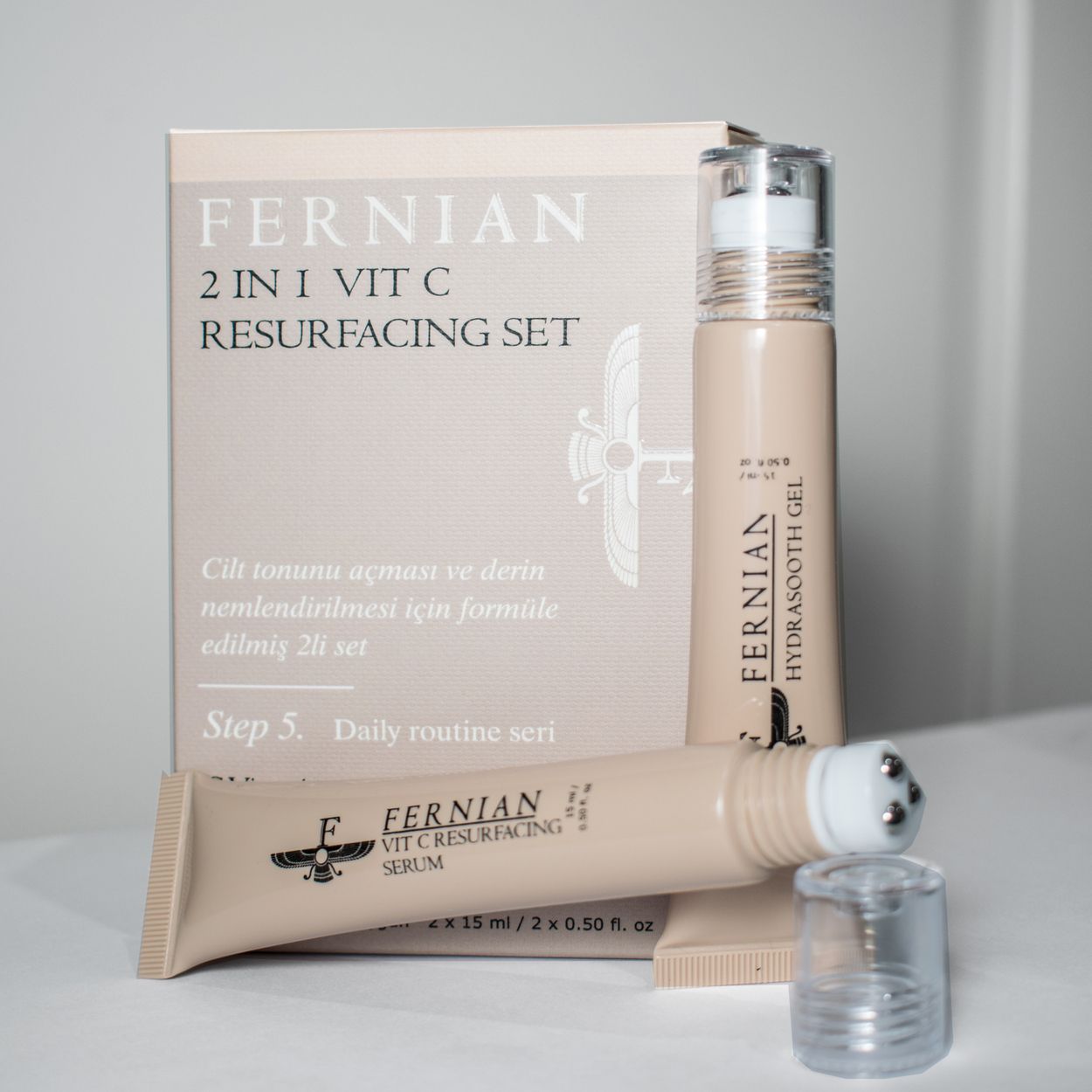 Fernian 2 in 1 Vit C Serum Resurfacing Set