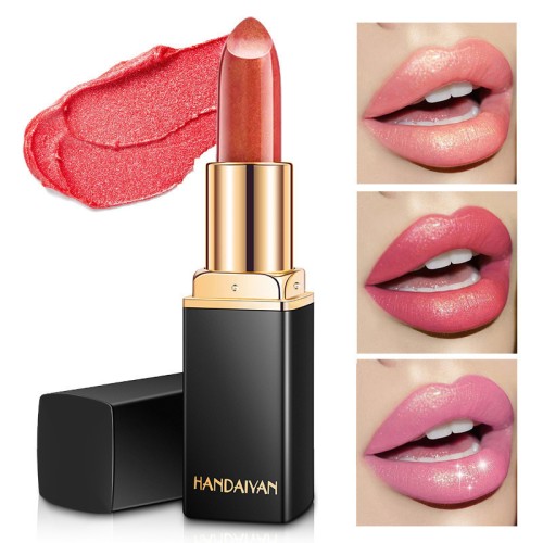 Dynamic Color-Changing Lipstick Collection Featuring Nine Shades, Gold Dust Pigments & Smooth Matte Texture