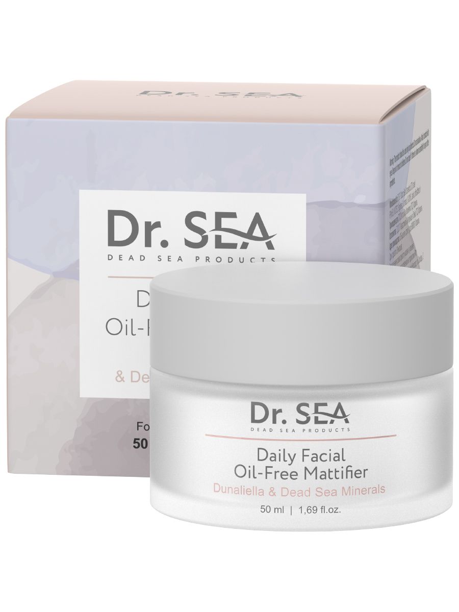DAILY FACIAL OIL-FREE MATTIFIER - DUNALIELLA & DEAD SEA MINERALS, 50ml