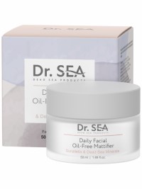 DAILY FACIAL OIL-FREE MATTIFIER - DUNALIELLA & DEAD SEA MINERALS, 50ml