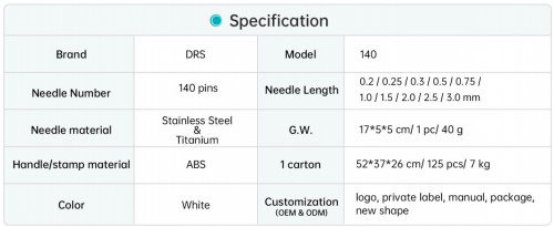 Derma Roller In Stock Microneedle Derma Roller DRS140 derma roller skin