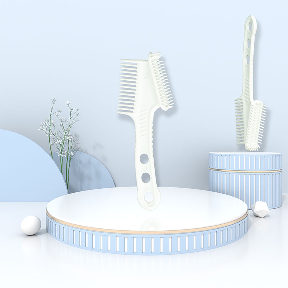 Comb for Hair Dye Double Side PP plastic Comb for Salon Hair Color