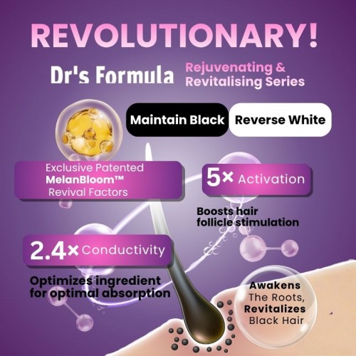 Dr's Formula Rejuvenate & Revive Scalp Care Shampoo 580g (Upgraded)