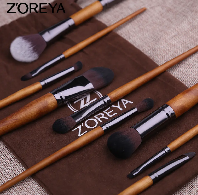 Imitation Walnut Wood Makeup Brush