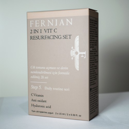 Fernian 2 in 1 Vit C Serum Resurfacing Set