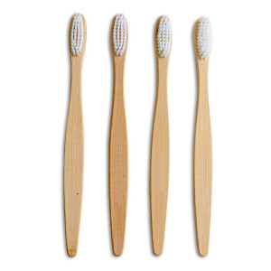 100% Biodegradable Eco Bamboo Toothbrush With Charcoal Bristle Toothbrush ,Private Label Black Bamboo