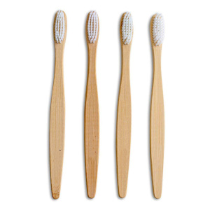 100% Biodegradable Eco Bamboo Toothbrush With Charcoal Bristle Toothbrush ,Private Label Black Bamboo