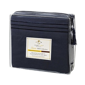 1500TC 100% egyptian cotton sheet set bed in a bag