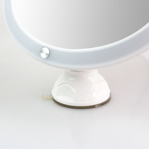 15X magnifying suction cup led makeup mirror with light vanity mirror with lights