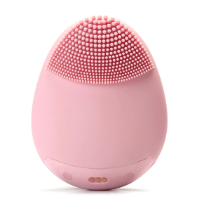 2019 Updated Waterproof Vibrating Facial Cleansing Brush Mini Face Massager Cleanser Silicone Electric Ultrasonic Facial Brush