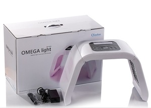 4 Colors LED Omega light Photodynamic PDT Photon Therapay System Beauty Machine for Acnee treatment