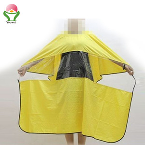  factory custom Cheap polyester Wholesale Hairdressing Apron / Hair Cutting Cape