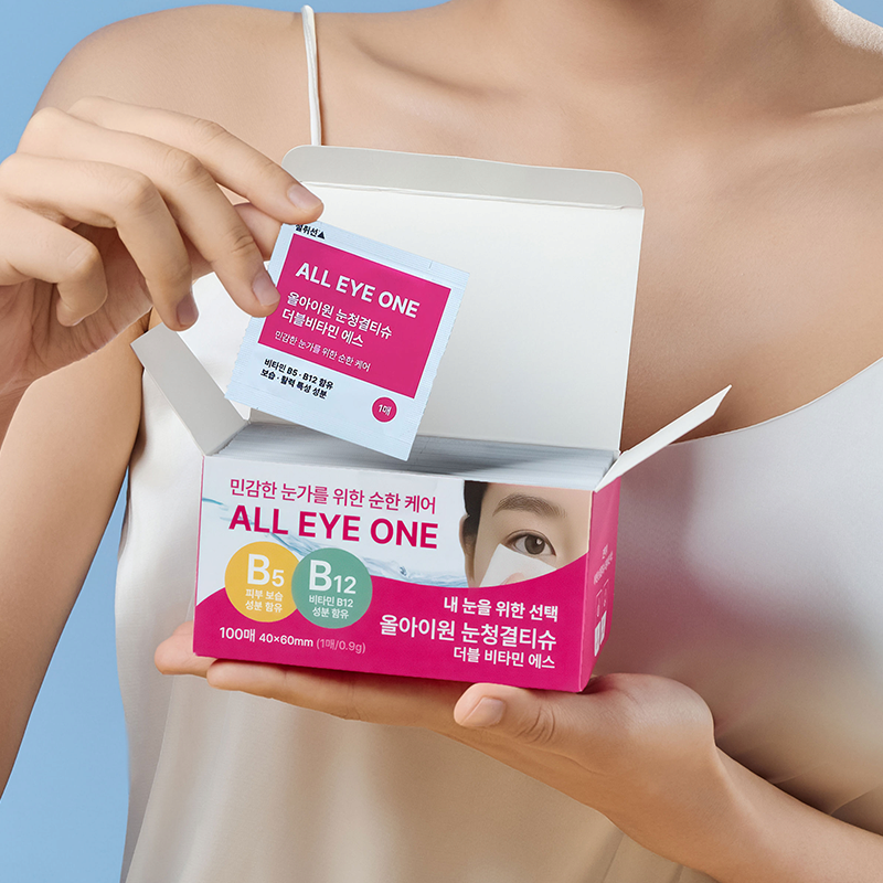ALL EYE ONE Eye Cleansing Tissue double vitamin S