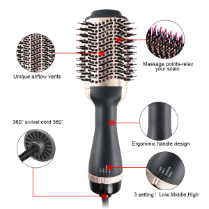 Amazon Best Seller Hair Dryer Volumizer Hot Air Brush Ionic Hair Dryer And Volumizer Brush One Step Hair Dryer