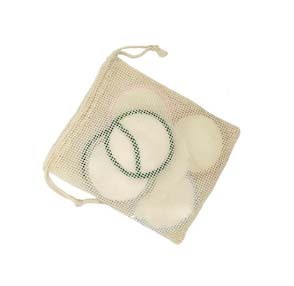 Bamboo Cotton Reusable  Washable Makeup Remover Pads with Konjac Sponge