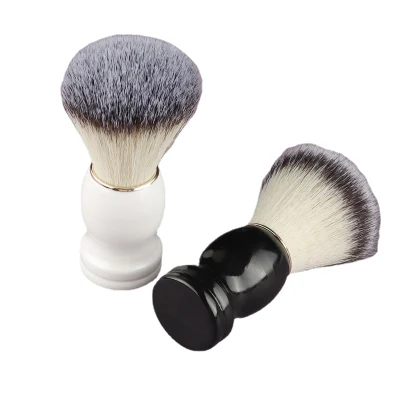 Beard Shaving Brush Makeup Brushes Wooden Hair Cleaning Handle Brush