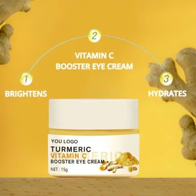 Beauty Cosmetics Skin Care Removal Dark Circles for Turmeric Vitamin C Booster Eye Cream