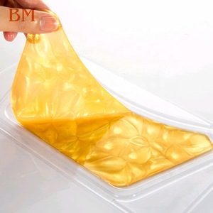 Best Selling Anti-Aging Collagen Silicone Crystal 24K Gold Neck/Face/Lip/Eye/ Forehead Mask