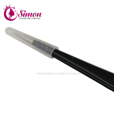 Black Color Anti-Static ESD Stainless Steel Tweezer for Eyelash Extension