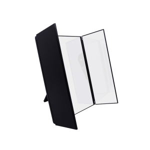 Direct manufacturer photo frame table holder makeup mirror trifold with led lights