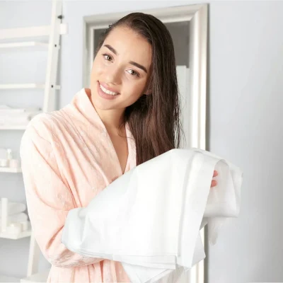 Disposable Cotton Bath Towels, Portable Light and Reusable, Suitable for Hiking, Camping, Beach, Swimming and Traveling