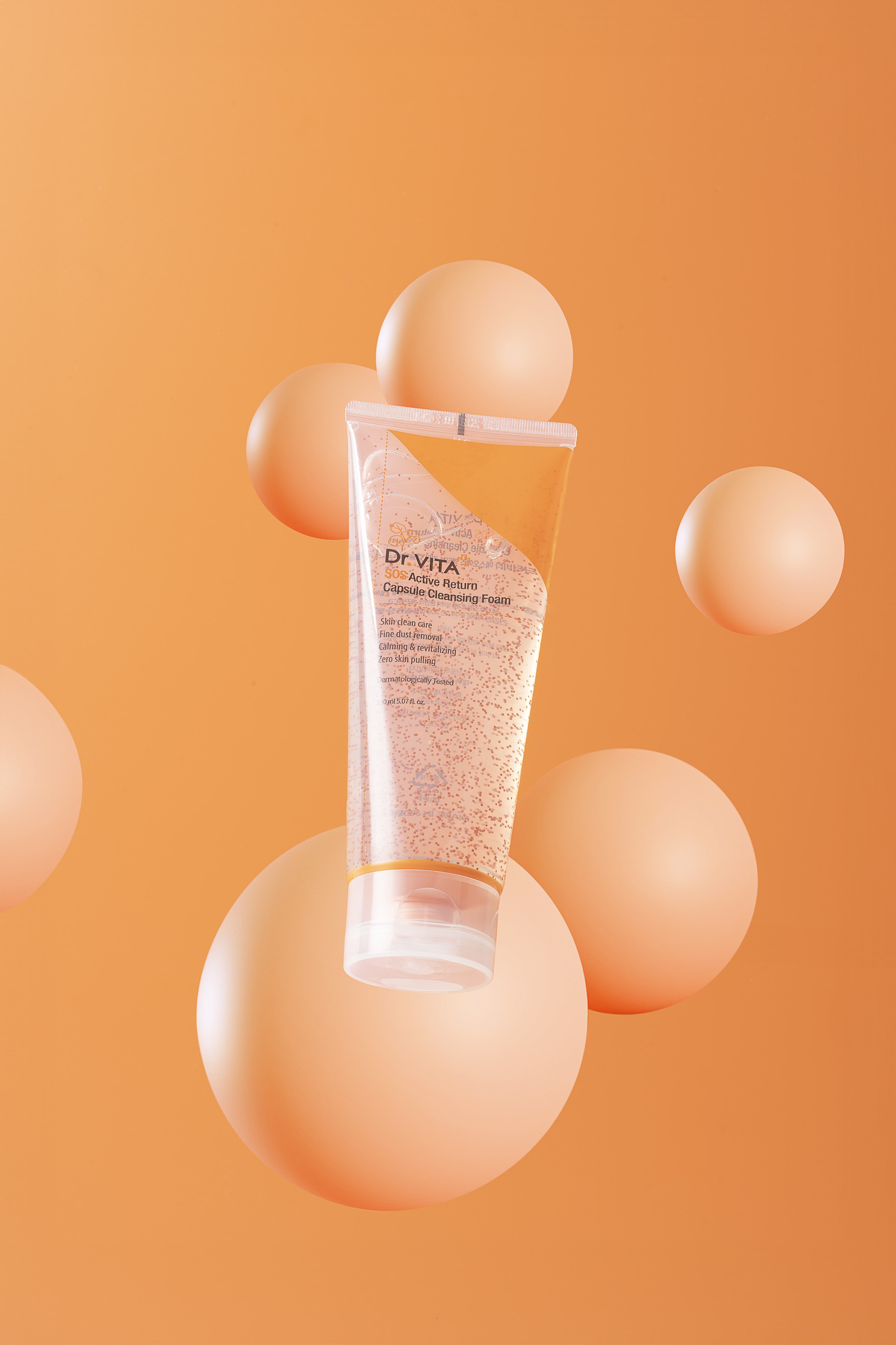 Dr. Vita S.O.S Active Return Capsule cleansing Foam