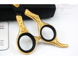 Engraved handle Hair Scissors Stainless Steel Salon Hairdressing Shears & Professional barber Scissors Thinning Styling Tool