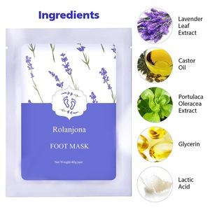 Exfoliating Foot mask Lavender Extract Foot Peel Mask Peeling Exfoliating