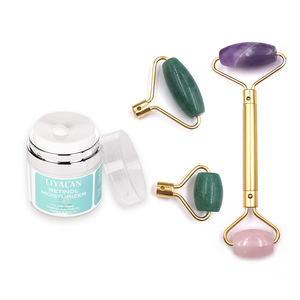 Factory direct supplier anti aging retinol cream and natural rose quartz jade roller