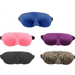 Factory OEM Travel Rest Airplane 3d Sleeping Eye Mask with Ear Plugs