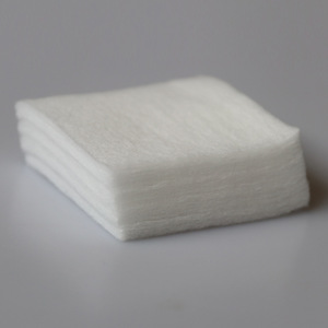 factory price nonwoven fabric cosmetic cotton pads for facial skin cleaning round or square