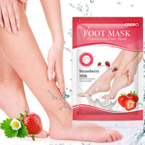 Foot Peel Mask Exfoliating Treatment Feet Skin Callus Removal nourishing exfoliating foot strawberry milk mask